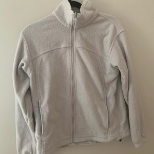Columbia White Fleece Jacket
